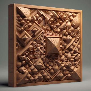 Patterns and decorations stl Geometry E 2 3d model